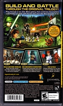 Sony PSP Lego Star Wars II The Original Trilogy Back Cover